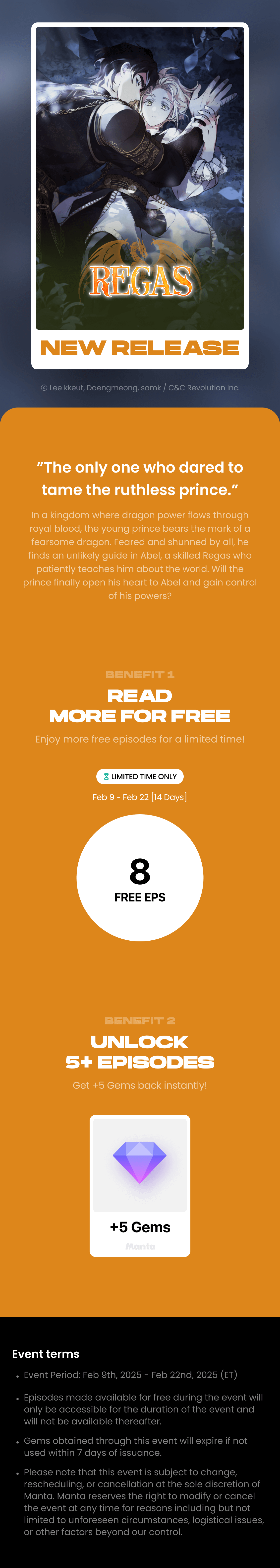 [Special Offer] Regas - Manta