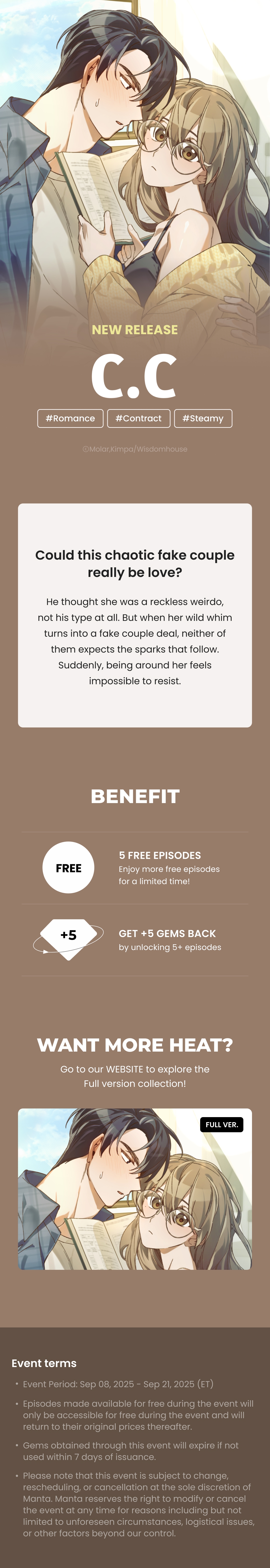 [Special Offer] C.C - Manta