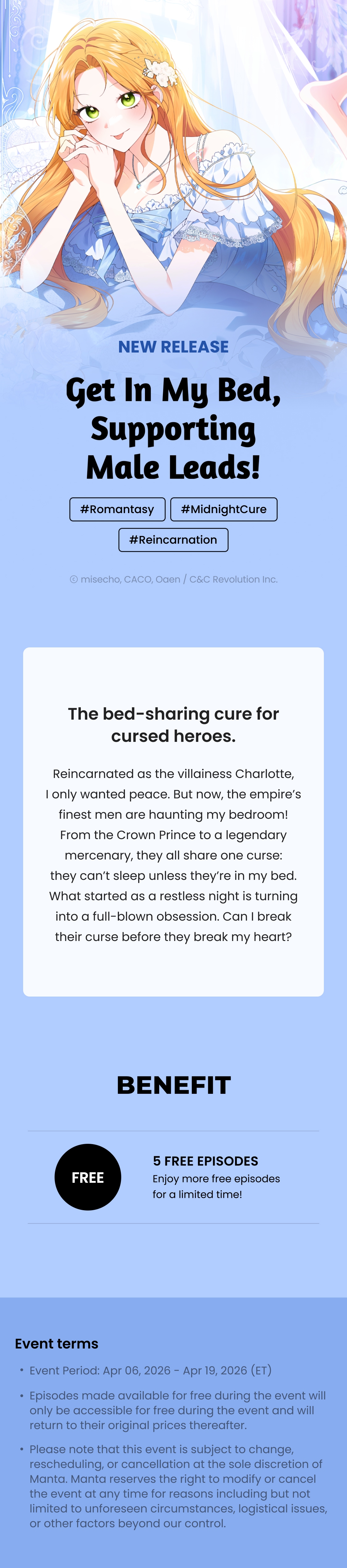 [Special Offer] Get In My Bed, Supporting Male Leads! - Manta